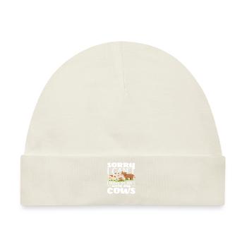 Sorry Ich Habe Pläne Mit Meinen Kühen - Baby Premium Organic Mütze - Naturweiß - Vorne