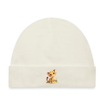 Cheetah Geparde Gepard - Baby Premium Organic Mütze - Naturweiß - Vorne