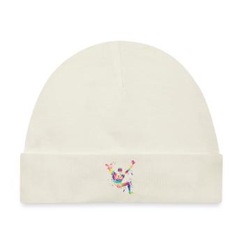 Boulderer Colorsplash Boulder Bouldern - Baby Premium Organic Mütze - Naturweiß - Vorne