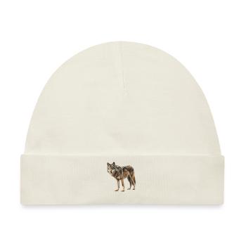 Wölfe Wolf - Baby Premium Organic Mütze - Naturweiß - Vorne