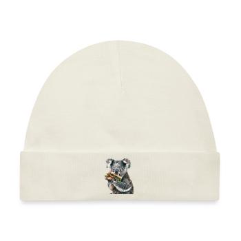 Koala - Baby Premium Organic Mütze - Naturweiß - Vorne
