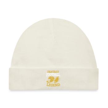 Fantasy Football Legende Kommissar Fußball FFL - Baby Premium Organic Mütze - Naturweiß - Vorne