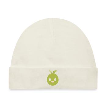 Olive - Baby Premium Organic Mütze - Naturweiß - Vorne