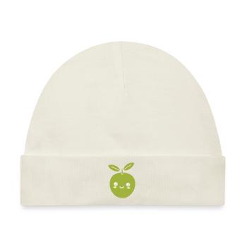 Olive - Baby Premium Organic Mütze - Naturweiß - Vorne