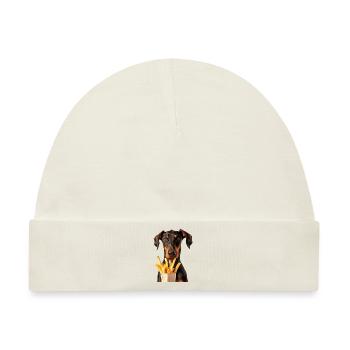 Dobermann - Baby Premium Organic Mütze - Naturweiß - Vorne