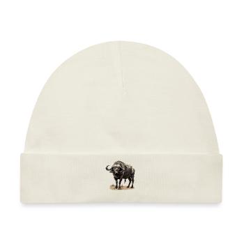 Buffalos Buffalo Büffel - Baby Premium Organic Mütze - Naturweiß - Vorne