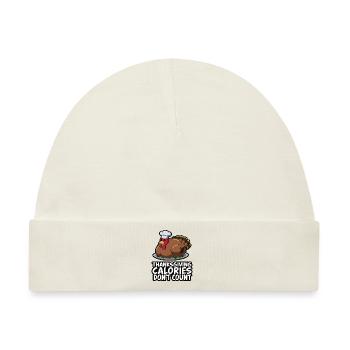 Lustiger Thanksgiving Truthahn - Baby Premium Organic Mütze - Naturweiß - Vorne