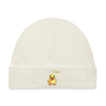 IntelligEnte - Baby Premium Organic Mütze - Naturweiß - Vorne