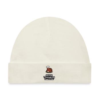 Lustiger Thanksgiving Truthahn - Baby Premium Organic Mütze - Naturweiß - Vorne