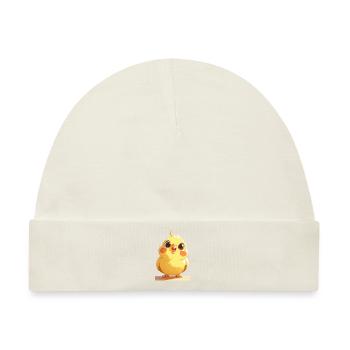 Cockatiel Nymphensittiche Nymphensittich - Baby Premium Organic Mütze - Naturweiß - Vorne