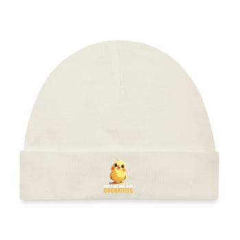 Cockatiel Nymphensittiche Nymphensittich - Baby Premium Organic Mütze - Naturweiß - Vorne