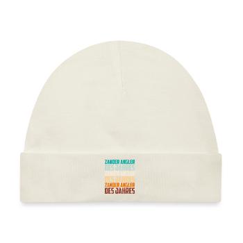 ZANDER ANGLER DES JAHRES ZANDER ANGLER DES JAHRES - Baby Premium Organic Mütze - Naturweiß - Vorne