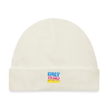 Nur Techno Musik Für Techno Lover - Baby Premium Organic Mütze - Naturweiß - Vorne