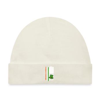 Happy St. Patrick's Day Kleeblätter - Baby Premium Organic Mütze - Naturweiß - Vorne
