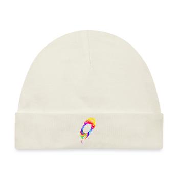 Otter Tie Dye - Baby Premium Organic Mütze - Naturweiß - Vorne