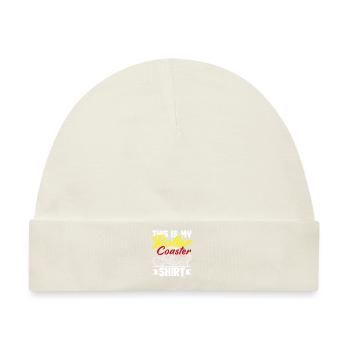 Achterbahn Dieses Ist Mein Shirt - Baby Premium Organic Mütze - Naturweiß - Vorne