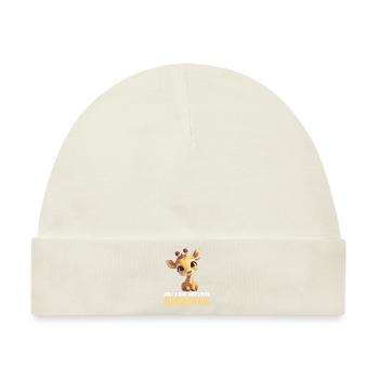 Giraffen Giraffe - Baby Premium Organic Mütze - Naturweiß - Vorne