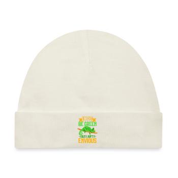 Chameleon Gifts - Baby Premium Organic Mütze - Naturweiß - Vorne