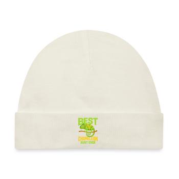 Chameleon Gifts - Baby Premium Organic Mütze - Naturweiß - Vorne