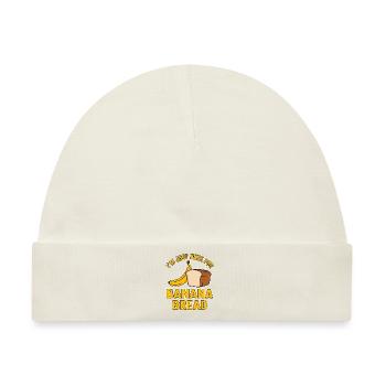 Bananenbrot Spruch Lustiges Bananenbrot Geschenk - Baby Premium Organic Mütze - Naturweiß - Vorne