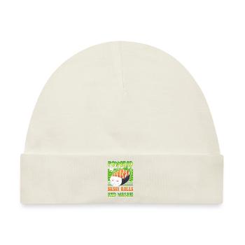 Sushi-Buffet für Erwachsene - Baby Premium Organic Mütze - Naturweiß - Vorne