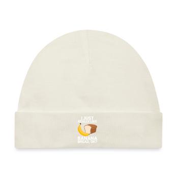 Bananenbrot Spruch Lustiges Bananenbrot Geschenk - Baby Premium Organic Mütze - Naturweiß - Vorne
