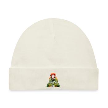 Sittiche - Baby Premium Organic Mütze - Naturweiß - Vorne