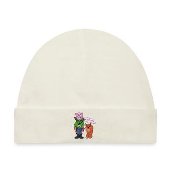 Jäger Club der Verpeilten - Baby Premium Organic Mütze - Naturweiß - Vorne