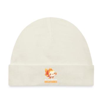 Goldfische Goldfisch - Baby Premium Organic Mütze - Naturweiß - Vorne