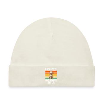 Cockapoo Gifts - Baby Premium Organic Mütze - Naturweiß - Vorne