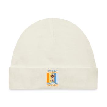 Cockapoo Gifts - Baby Premium Organic Mütze - Naturweiß - Vorne