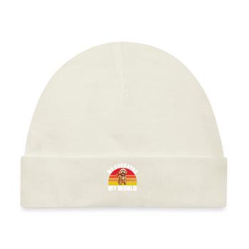 Cockapoo Gifts - Baby Premium Organic Mütze - Naturweiß - Vorne