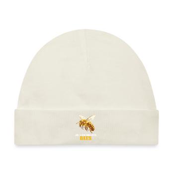 Bienen Biene - Baby Premium Organic Mütze - Naturweiß - Vorne