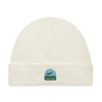 HEUSCHRECKE - Baby Premium Organic Mütze - Naturweiß - Vorne