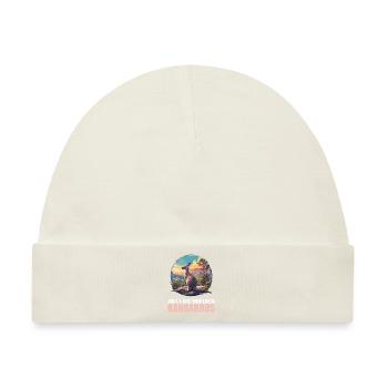 Kängurus Känguru - Baby Premium Organic Mütze - Naturweiß - Vorne