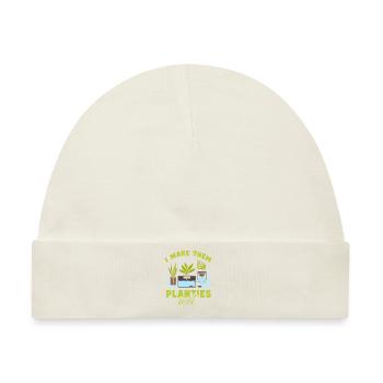 Ich mache sie nass - Baby Premium Organic Mütze - Naturweiß - Vorne