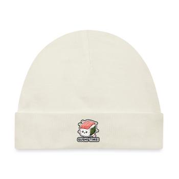 SUSHI-ZEIT - Baby Premium Organic Mütze - Naturweiß - Vorne