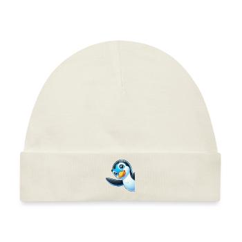 Penguine Vogelliebhaber Penguin -Enthusiast - Baby Premium Organic Mütze - Naturweiß - Vorne