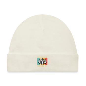 Penguine Vogelliebhaber Penguin -Enthusiast - Baby Premium Organic Mütze - Naturweiß - Vorne