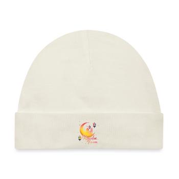 Ramadan Kareem Eid Mubarak Feierliches Mondlicht - Baby Premium Organic Mütze - Naturweiß - Vorne