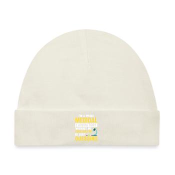 Ich bin ein stolzes medizinisches Labor Lustiges Labor - Baby Premium Organic Mütze - Naturweiß - Vorne