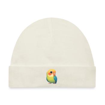 Papageie Papagei - Baby Premium Organic Mütze - Naturweiß - Vorne