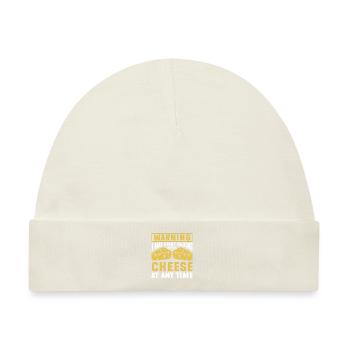 Cheese Making Cheese Lover - Baby Premium Organic Mütze - Naturweiß - Vorne