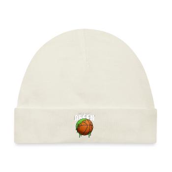 WE BLEED GREEN - BASKETBALL - Baby Premium Organic Mütze - Naturweiß - Vorne