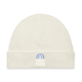 Transgender Trans LGBT Pride - Baby Premium Organic Mütze - Naturweiß - Vorne