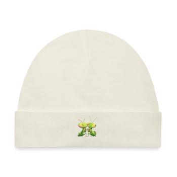 Gottesanbeterinnenen Gottesanbeterin - Baby Premium Organic Mütze - Naturweiß - Vorne