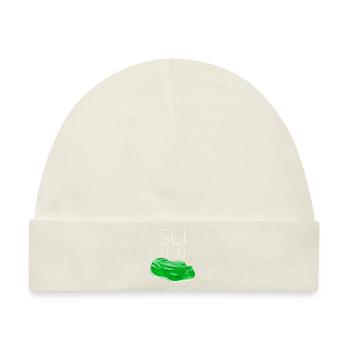 Sei kein Frosch real - Baby Premium Organic Mütze - Naturweiß - Vorne