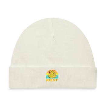 Duck Gifts for Duck Lovers - Baby Premium Organic Mütze - Naturweiß - Vorne