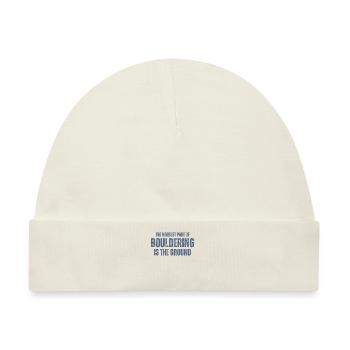 Bouldern Boulderer Boulder - Baby Premium Organic Mütze - Naturweiß - Vorne