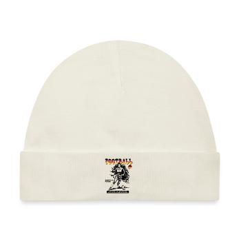 German Fußballspielerin Shirt: Taktik und Timing - Baby Premium Organic Mütze - Naturweiß - Vorne